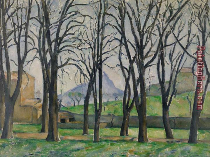 Paul Cezanne Chestnut Trees At Jas De Bouffan